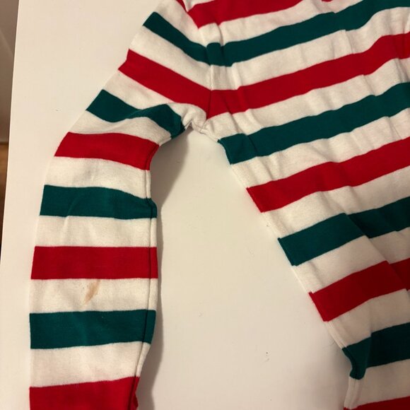 Mini Boden Lot of 2 Pajama Holiday Striped Christmas Unisex Size 4-5Y - Picture 8 of 8